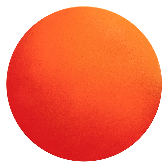 The Poster Club Inner Sun Wandrelief Ø24 cm rot