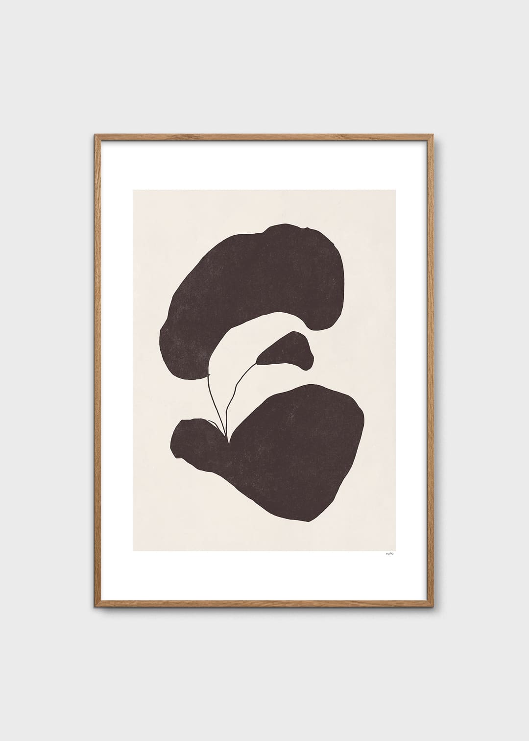 The Poster Club Botanik II Poster A4 Beige Botanik