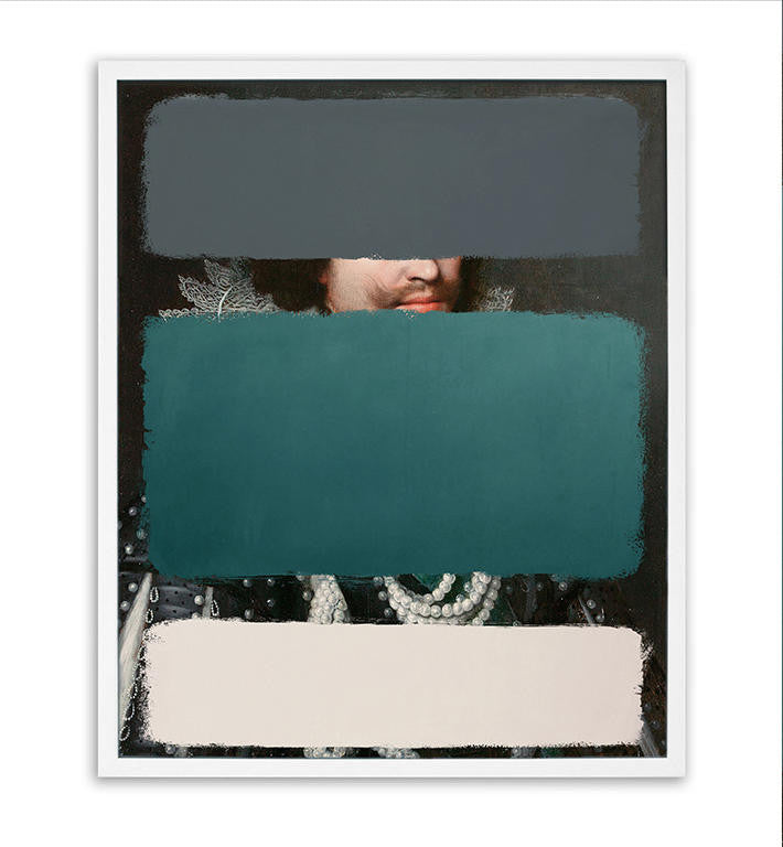 Mineheart Colours Blue Grey Kunstdruck 81x66cm limitiert