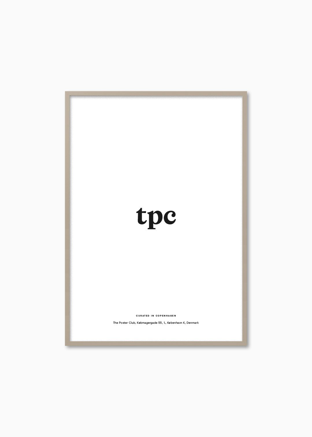 The Poster Club Frames Beige Wood Bilderrahmen A4 Holz