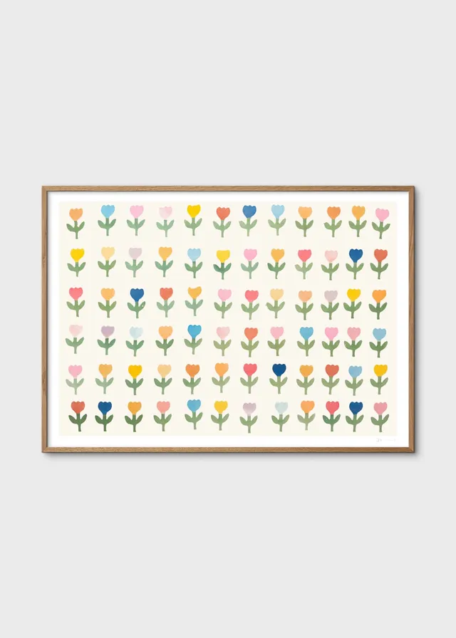 The Poster Club Art Prints 72 Flowers Poster A4 Blumen