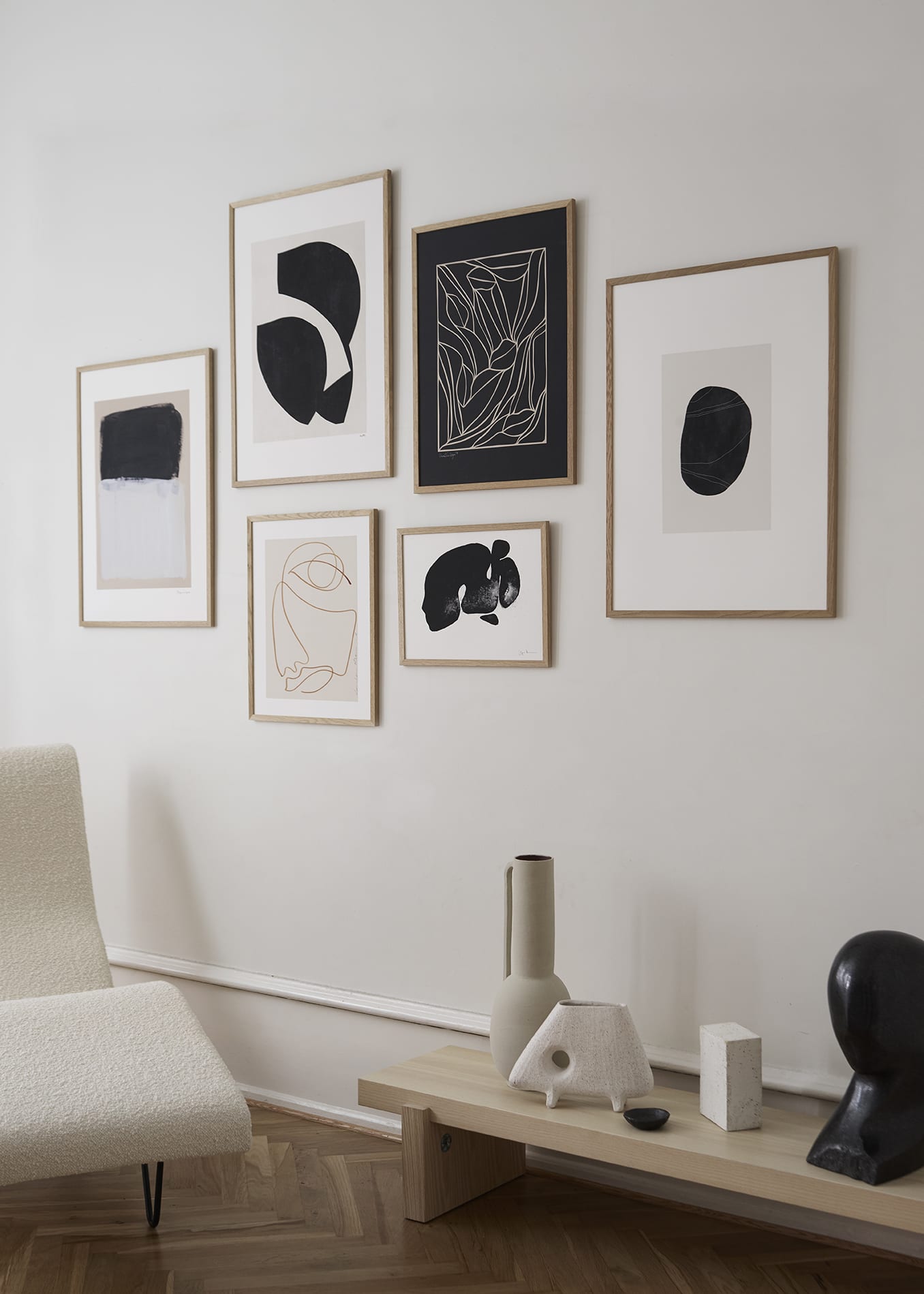 The Poster Club Lips No. 01 Poster A2 schwarz