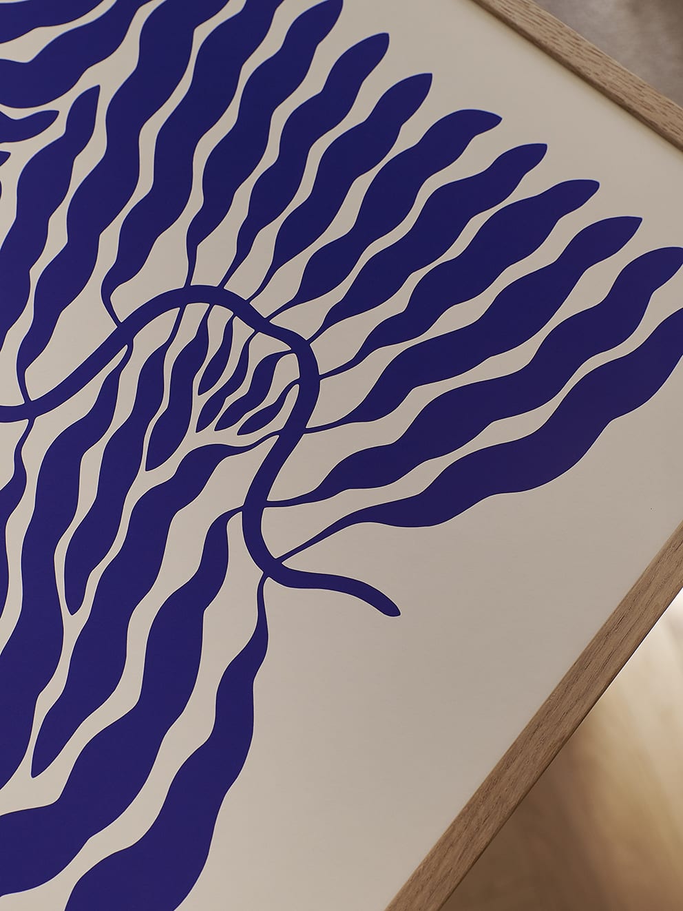 The Poster Club Little Blue Poster 30x40 cm botanisch blau