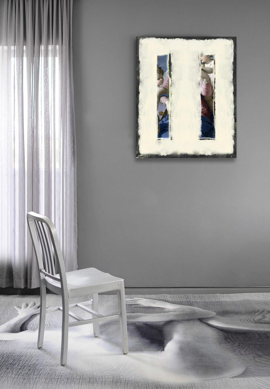 Mineheart Wall Art The Two Children Leinwand 99x120 cm