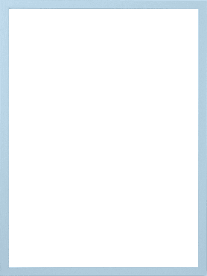 The Poster Club Frames Light Blue Wood Bilderrahmen 30x40 hellblau