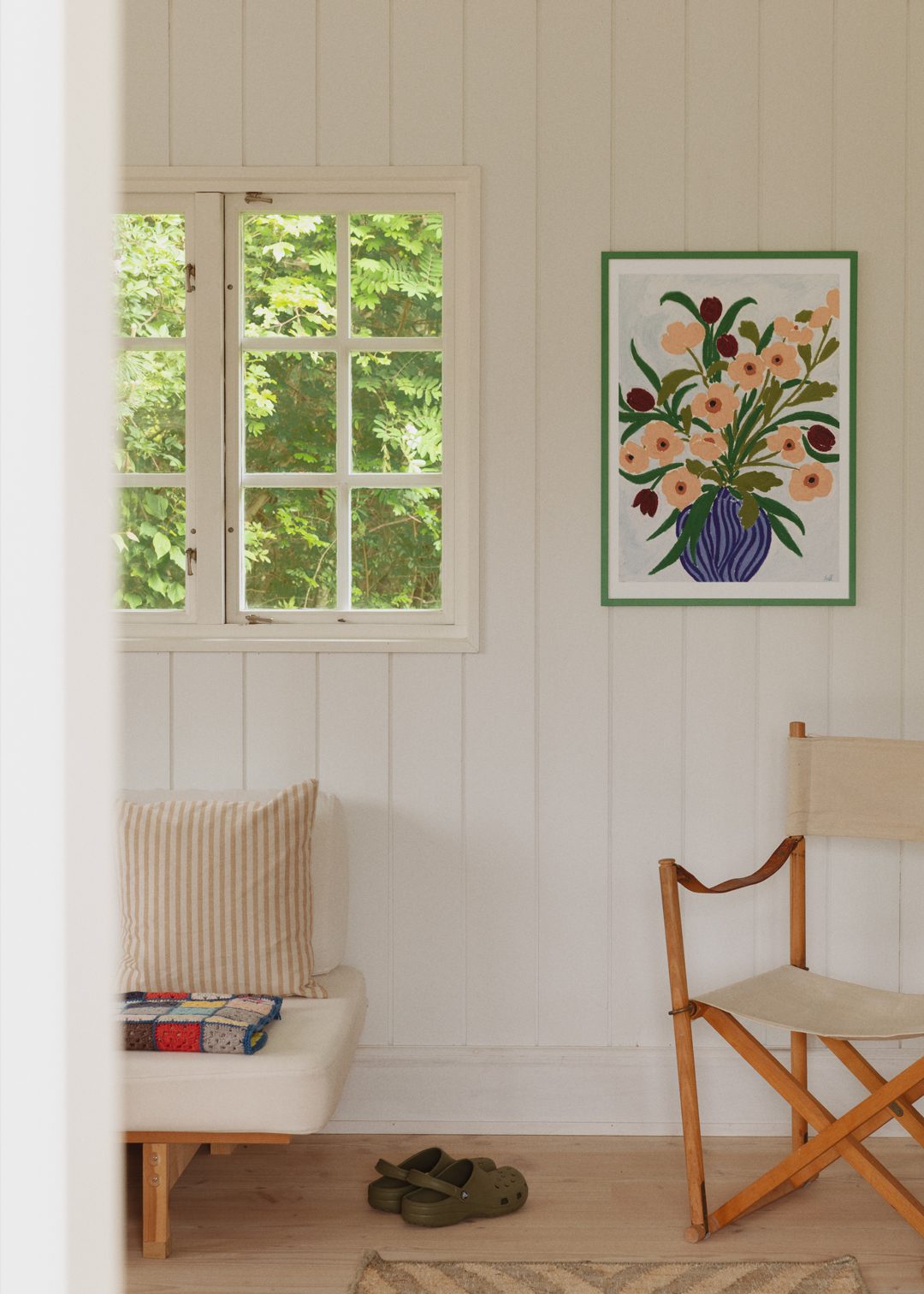 The Poster Club Cerulean Still Life Poster 30x40 blau