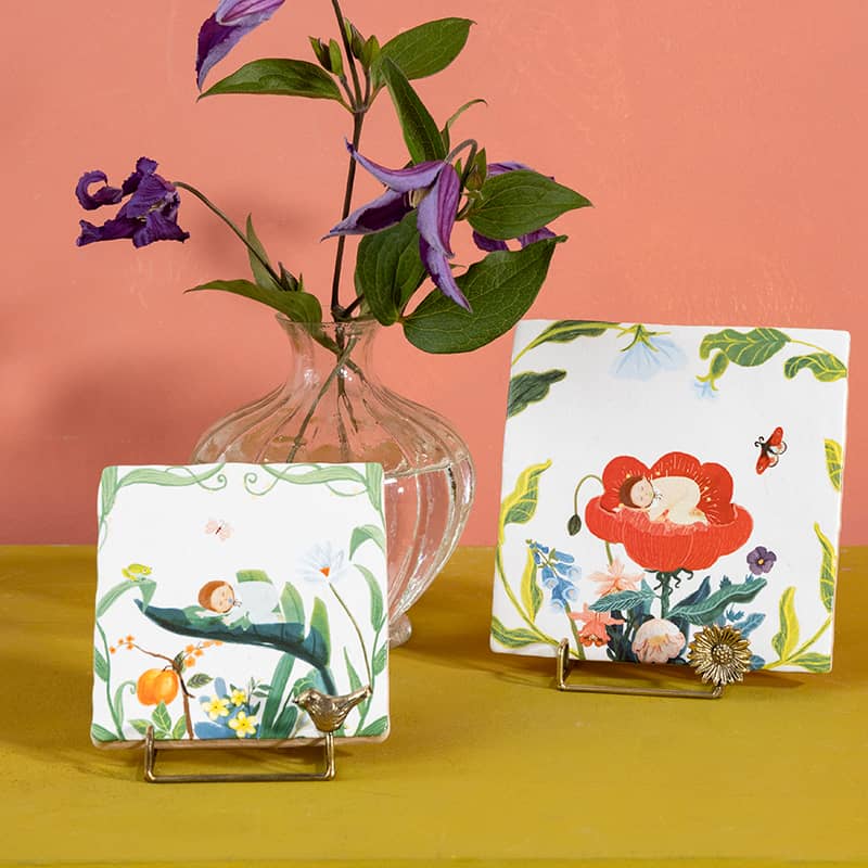 Storytiles Delft Blue Sweetest dream Wandfliese 10x10 Baby