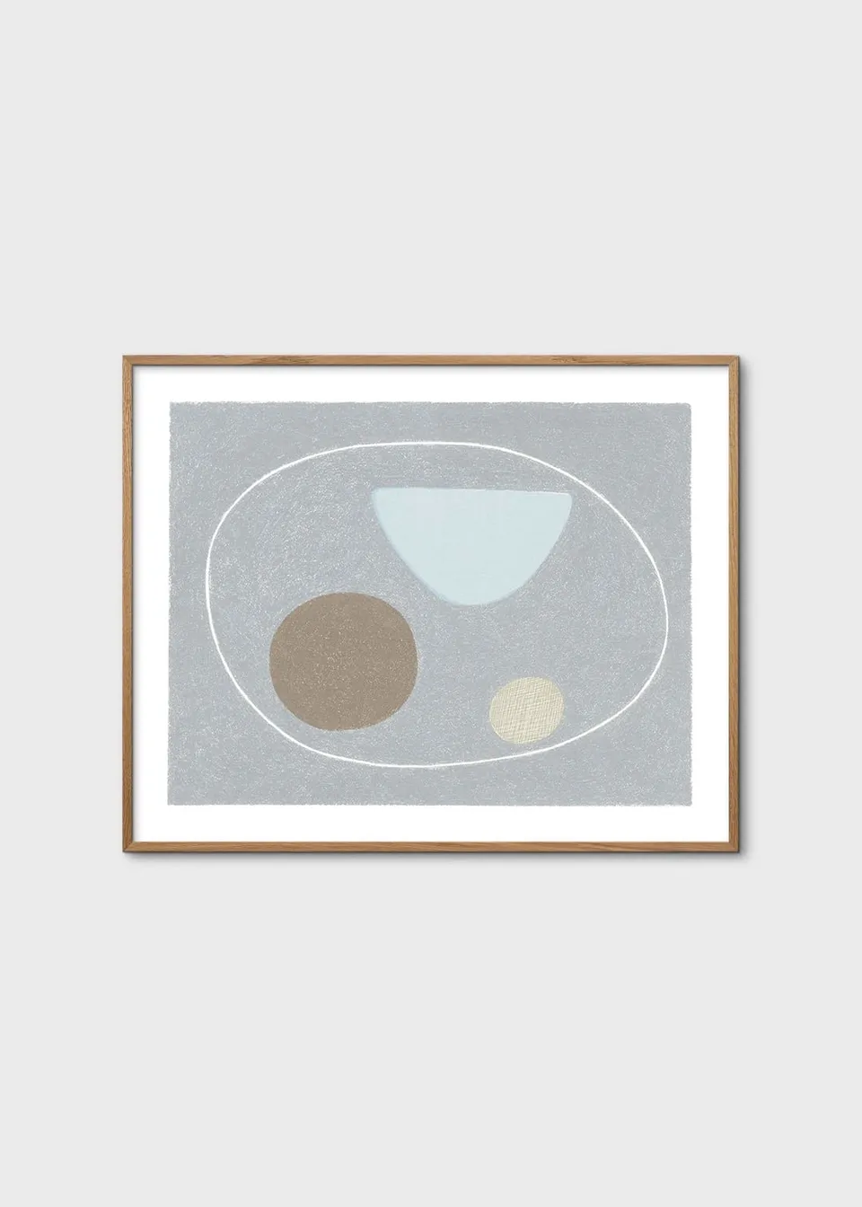 The Poster Club Art Prints Three Pebbles Poster 40x50 cm abstrakt