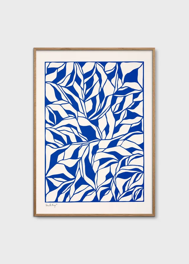 The Poster Club Art Prints The Blues No 01 Poster 30x40 blau