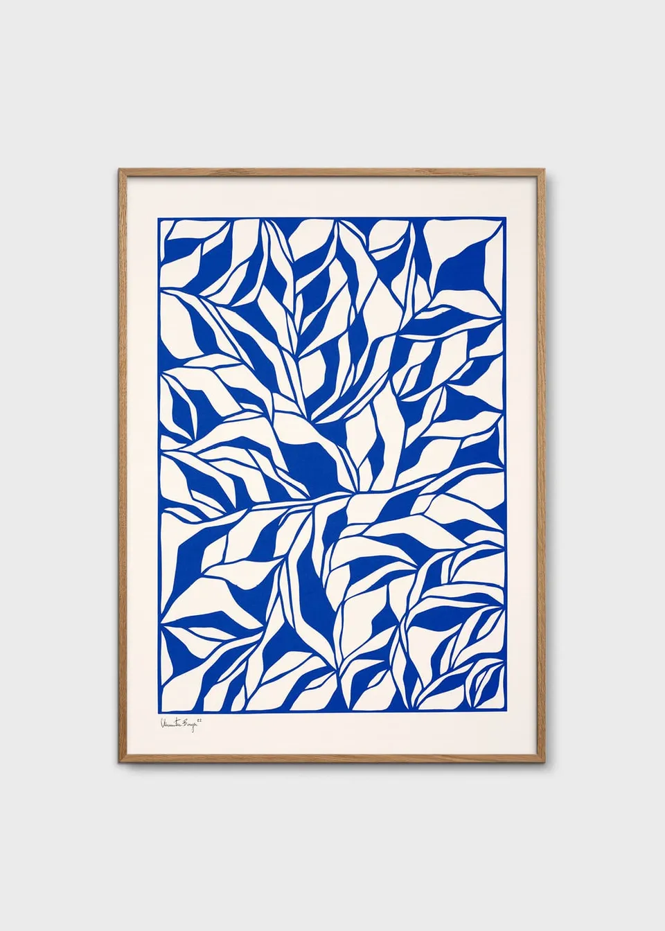 The Poster Club Art Prints The Blues No 01 Poster 30x40 blau