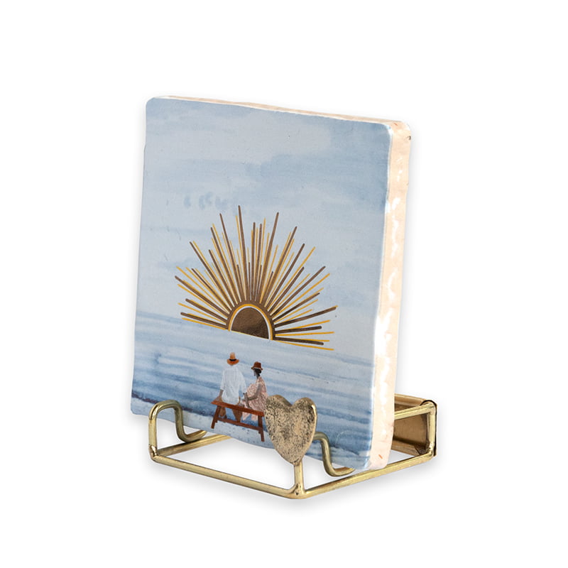Storytiles Tile Holders Golden Holdie Heart Halter Gold Herz