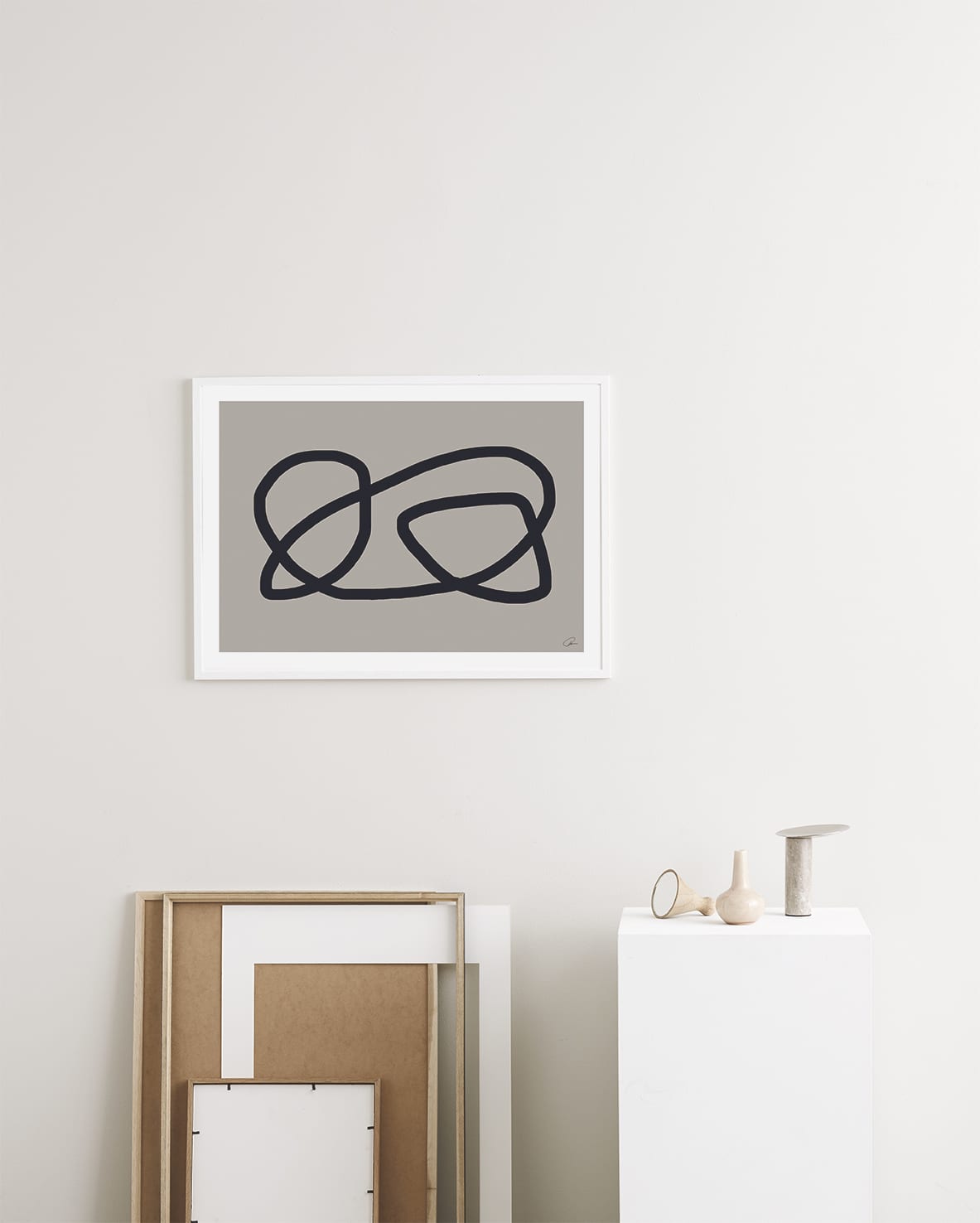 The Poster Club Art Prints Organic Lines 01 Poster 30x40