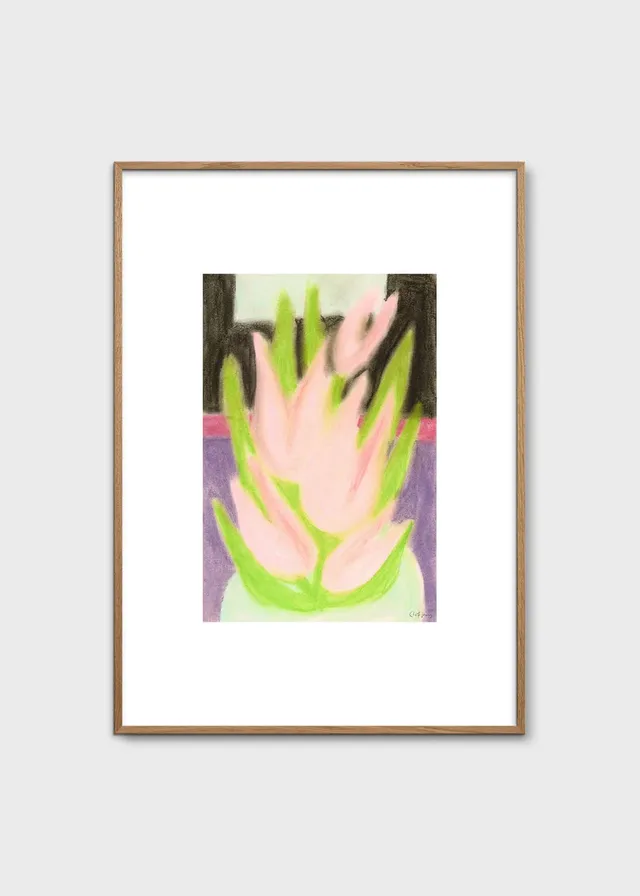 The Poster Club Tulips 11 Kunstdruck 30x40 rosa Tulpen