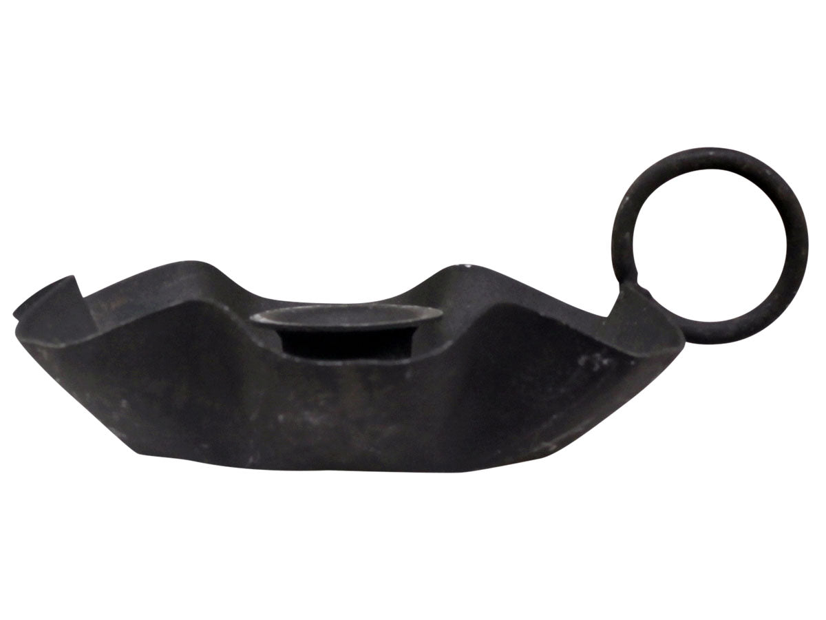 LS-LebenStil Möbel & Wohnen Stabkerzenhalter Schwarz 11cm Metall