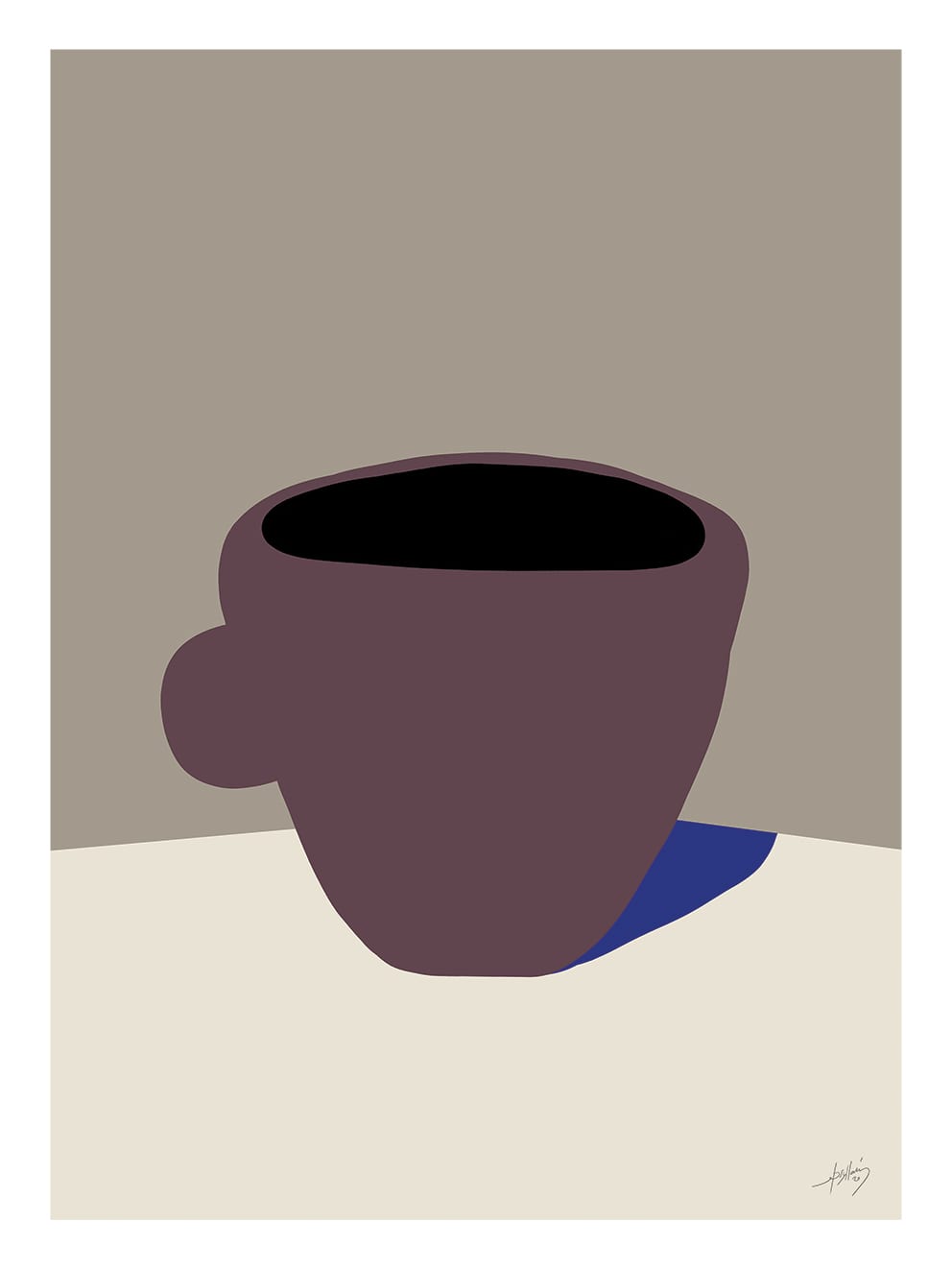 The Poster Club Pottery 09 Poster 30x40 beige