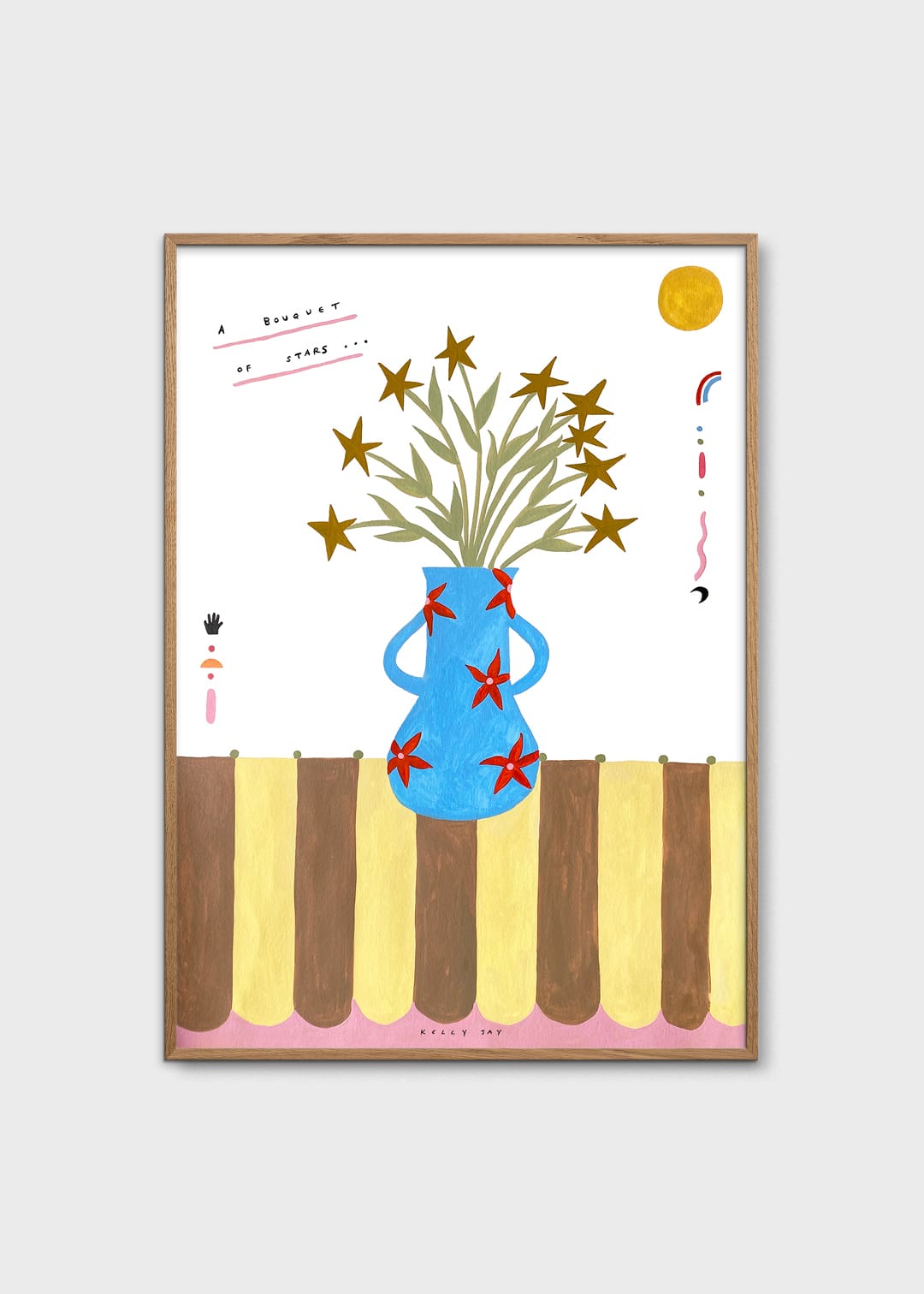 The Poster Club A Bouquet of Stars Poster 30x40 cm bunt