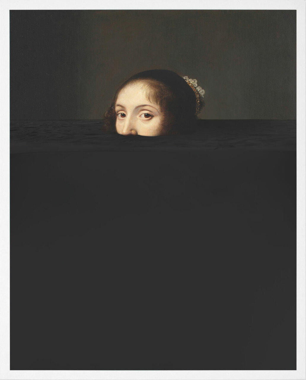 Mineheart Submerged 6 Black Lady Wandbild 30x41cm schwarz