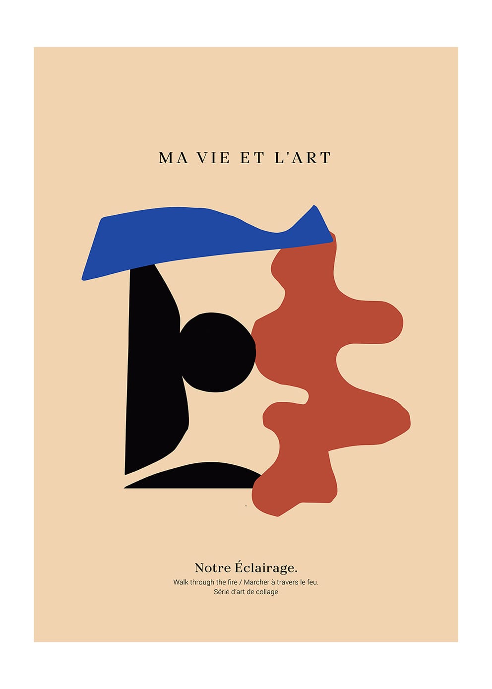 The Poster Club My Life And Art Poster 30x40 abstrakt