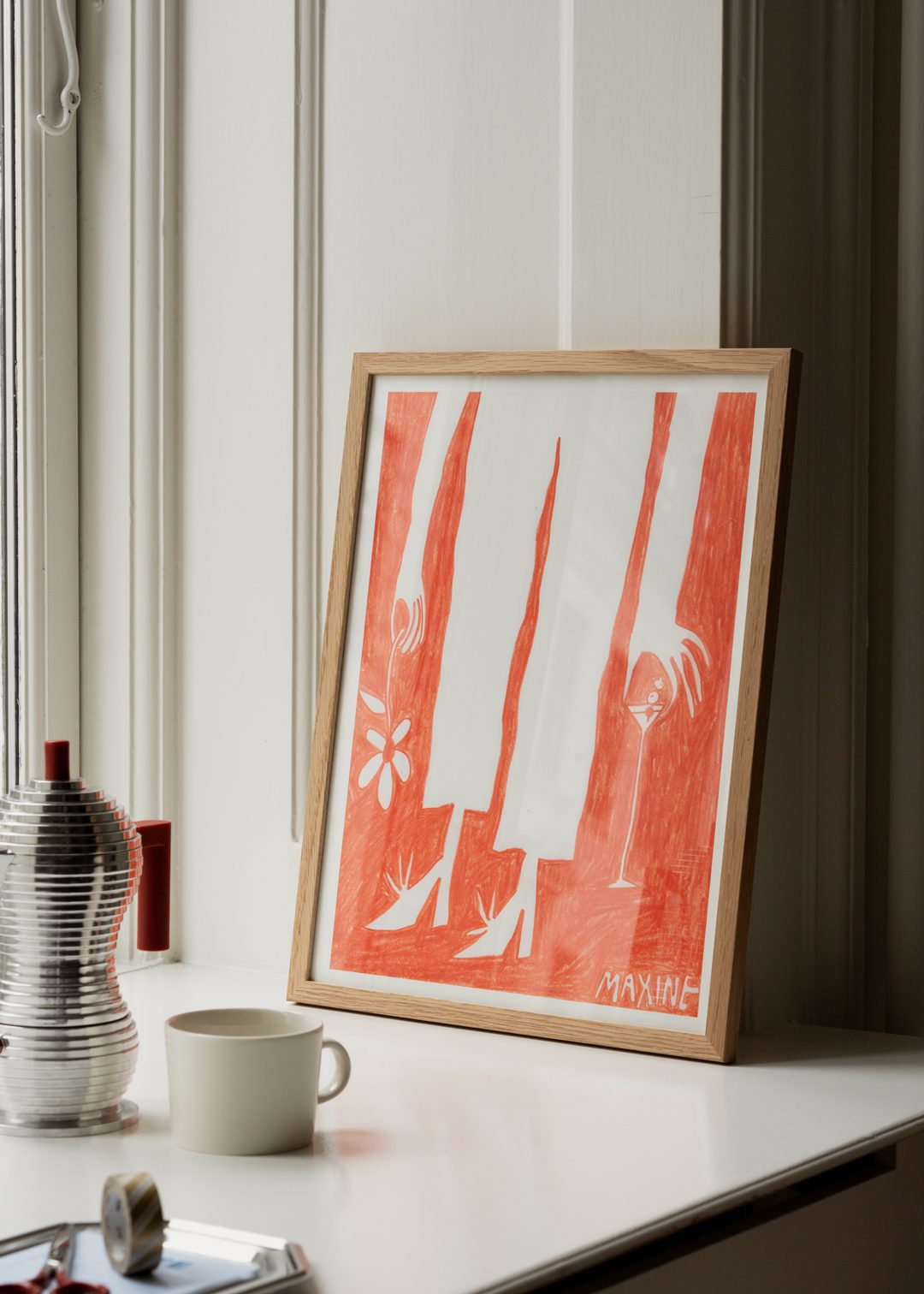 The Poster Club Sunday at Five Poster 30x40 cm rot