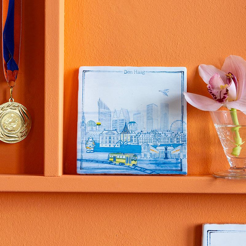 Storytiles Delft Blue Den Haag Wandfliese S 10x10 cm Stadt