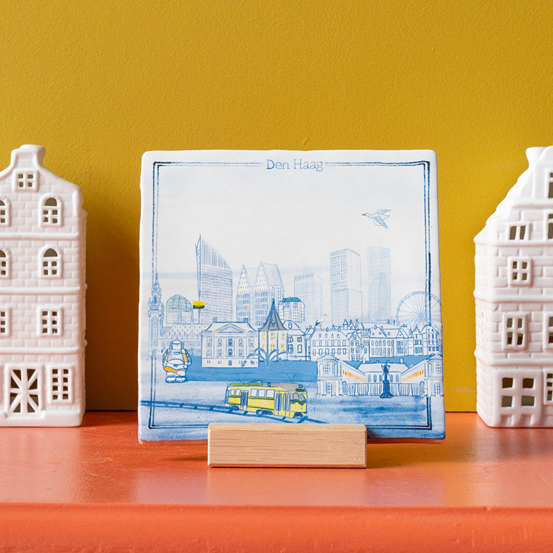 Storytiles Delft Blue Den Haag Wandfliese S 10x10 cm Stadt