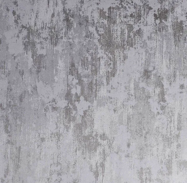 Mineheart Wallpaper Moderna Stucco Tapete Grau Lila 53cm