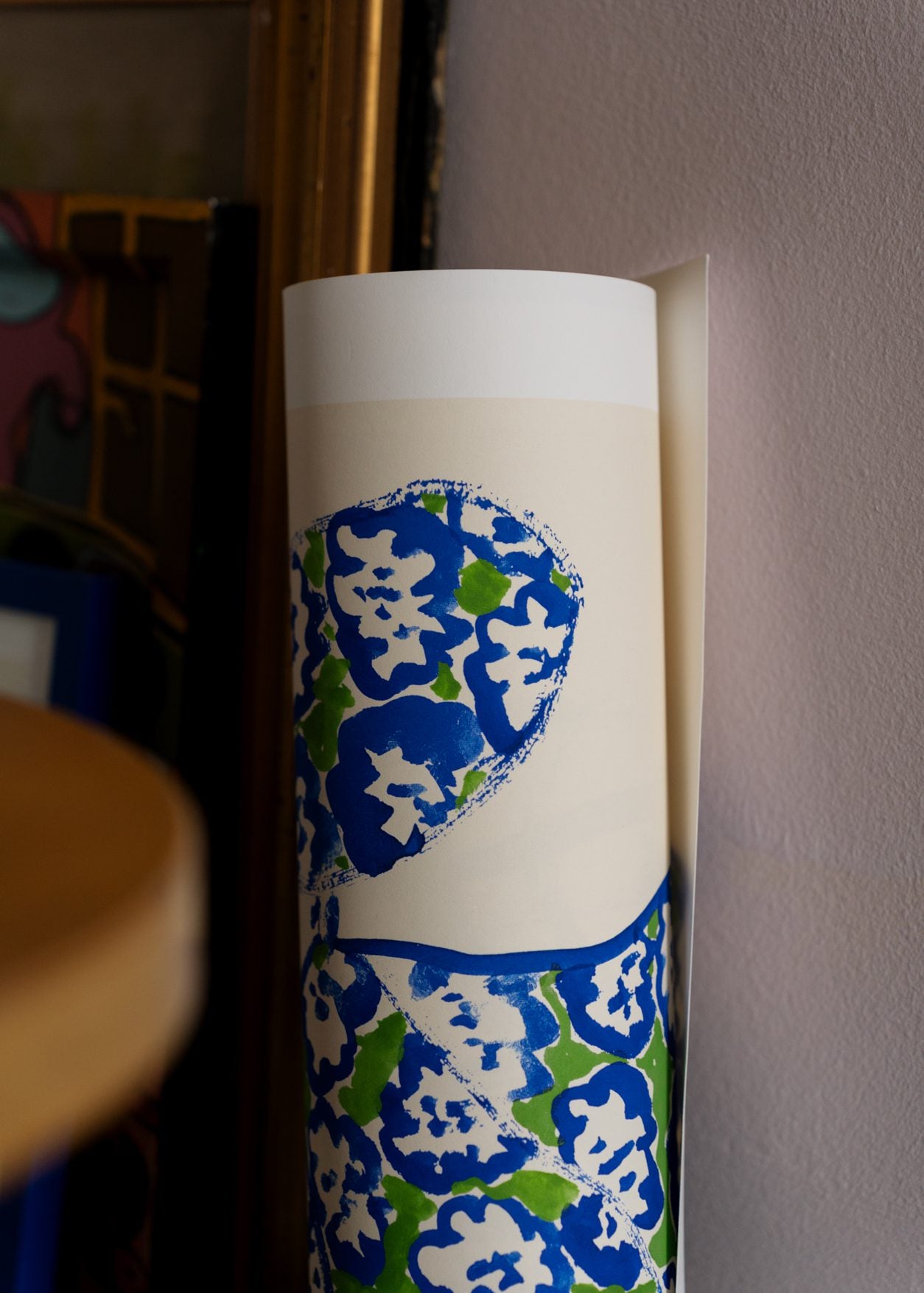 The Poster Club Blue and Green Poster 30x40 cm blau