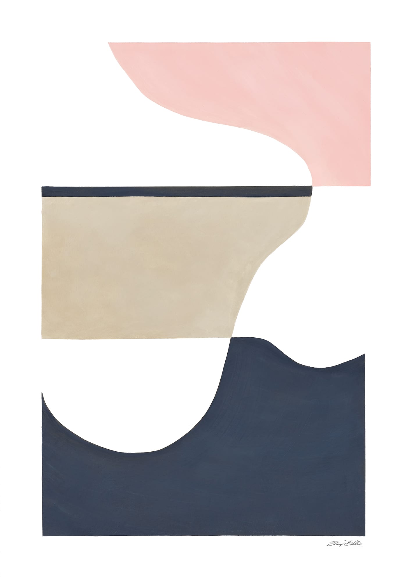 The Poster Club Art Prints Sensual Landscape Poster 30x40 beige