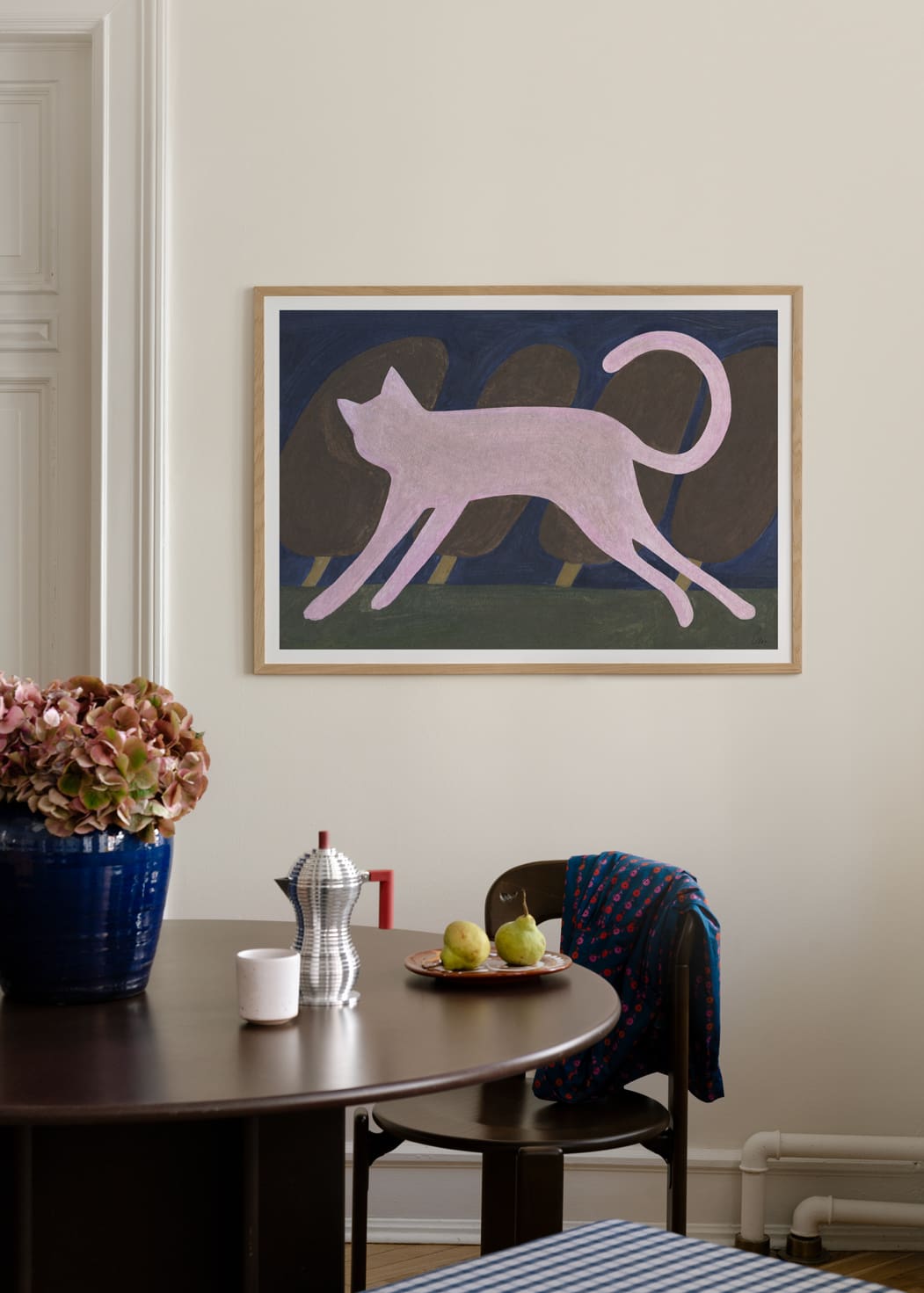 The Poster Club Art Prints Cat in the Forest Poster 30x40 cm Katze