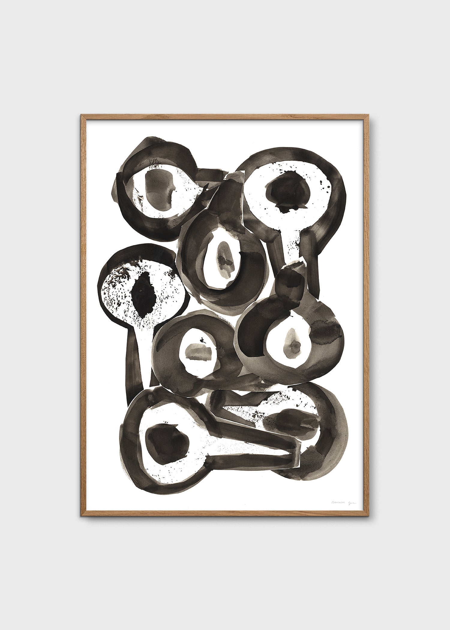 The Poster Club Art Prints No. 173 Poster 30x40 cm schwarz-weiß