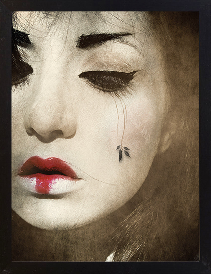 Mineheart Japanese Repose Leinwandbild 40 x 50 cm surreal