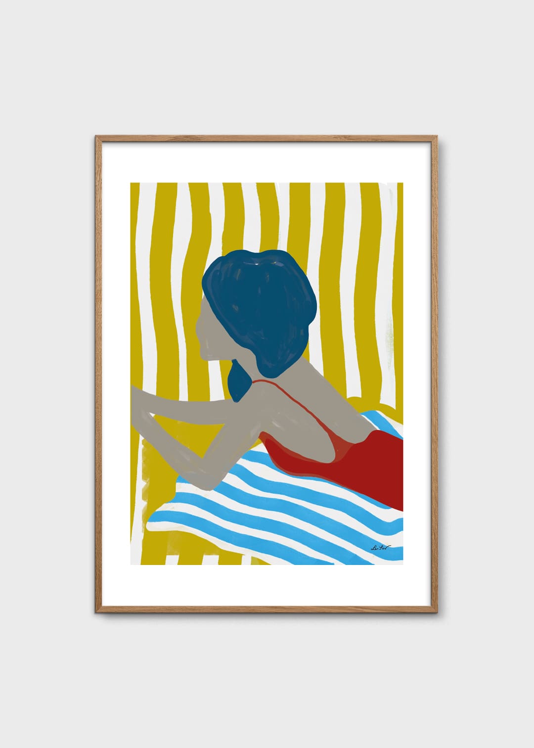 The Poster Club Finales De Agosto Poster 50x70 cm bunt