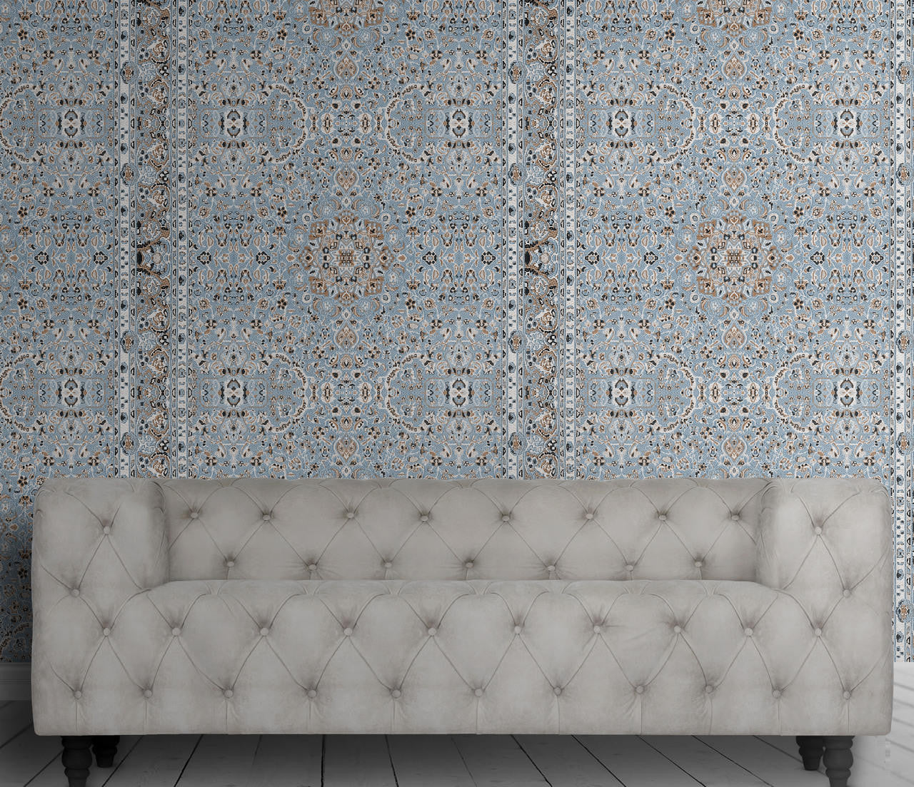 Mineheart Persian Tapete Blau A3 Muster Orient