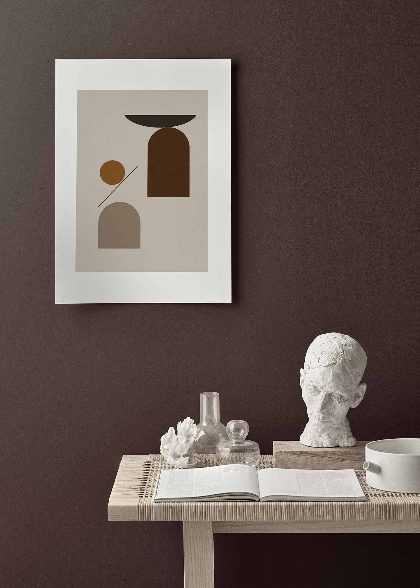 The Poster Club Art Prints New Form 4 Poster A2 beige