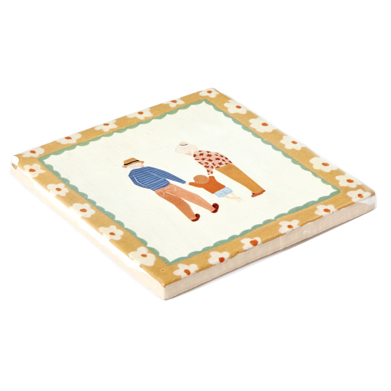 Storytiles Delft Blue Band voor het leven Wandfliese S 10x10