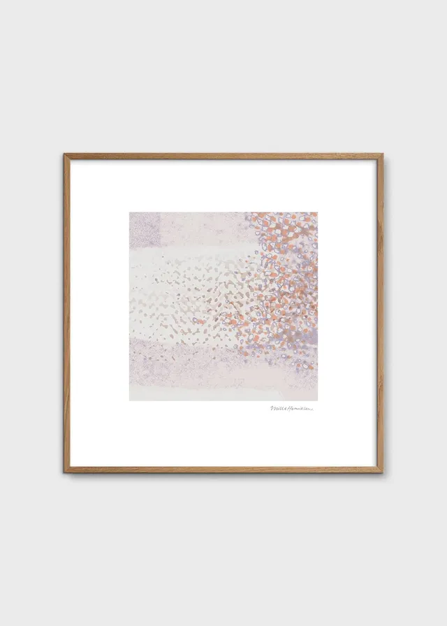 The Poster Club Art Prints Impact No. 3 Poster 50x50 cm rosa
