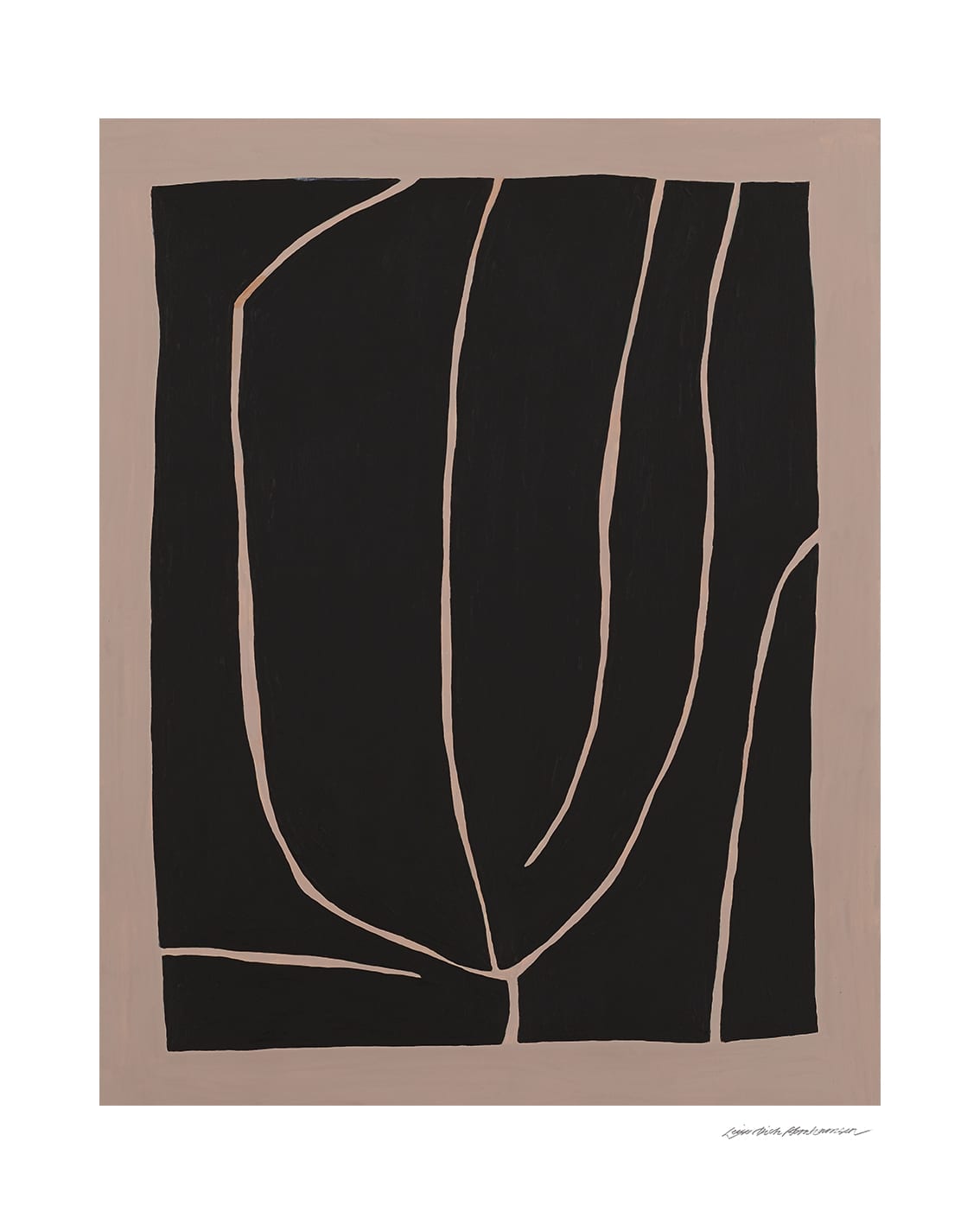 The Poster Club Source Kunstdruck 40x50 cm Braun