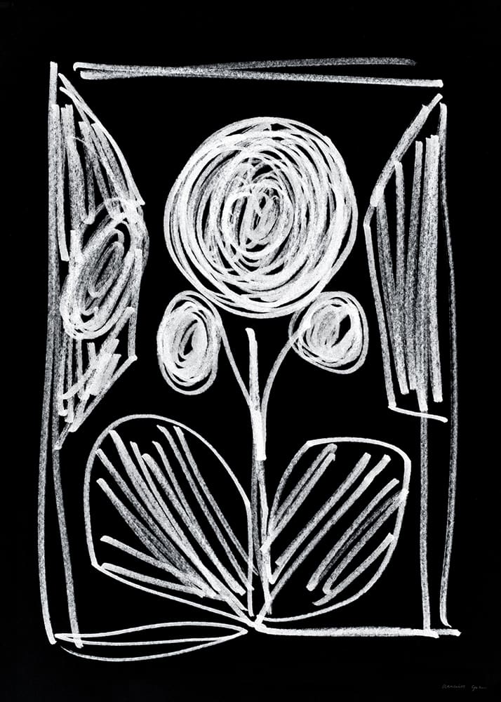 The Poster Club Art Prints Lace No. 166 Poster 30x40 schwarz-weiß