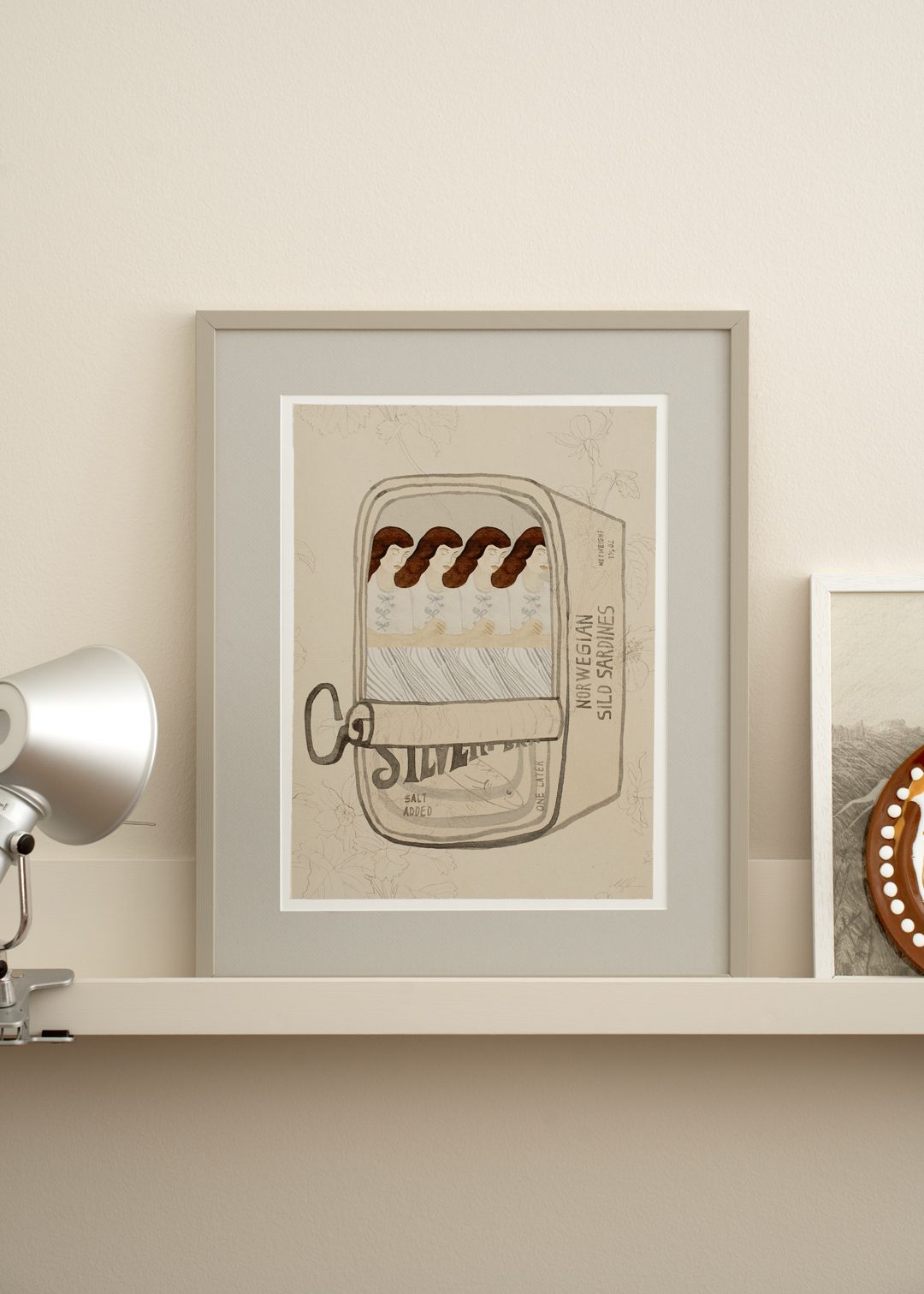 The Poster Club Nap Time Poster 30x40 cm beige