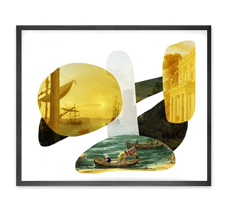 Mineheart Shape Colour Yellow Bild 66x81 cm gelb