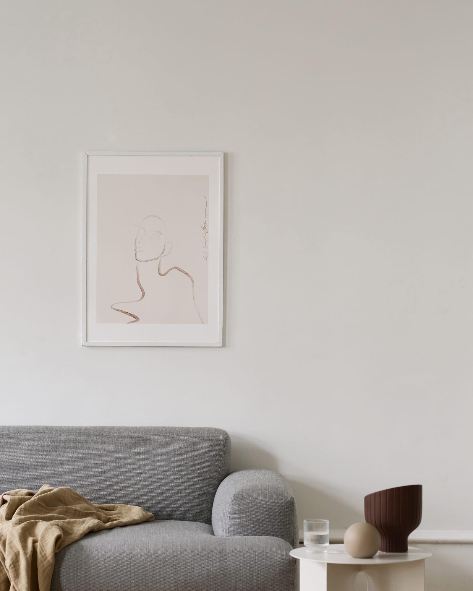 The Poster Club Moi Poster 30x40 cm Beige