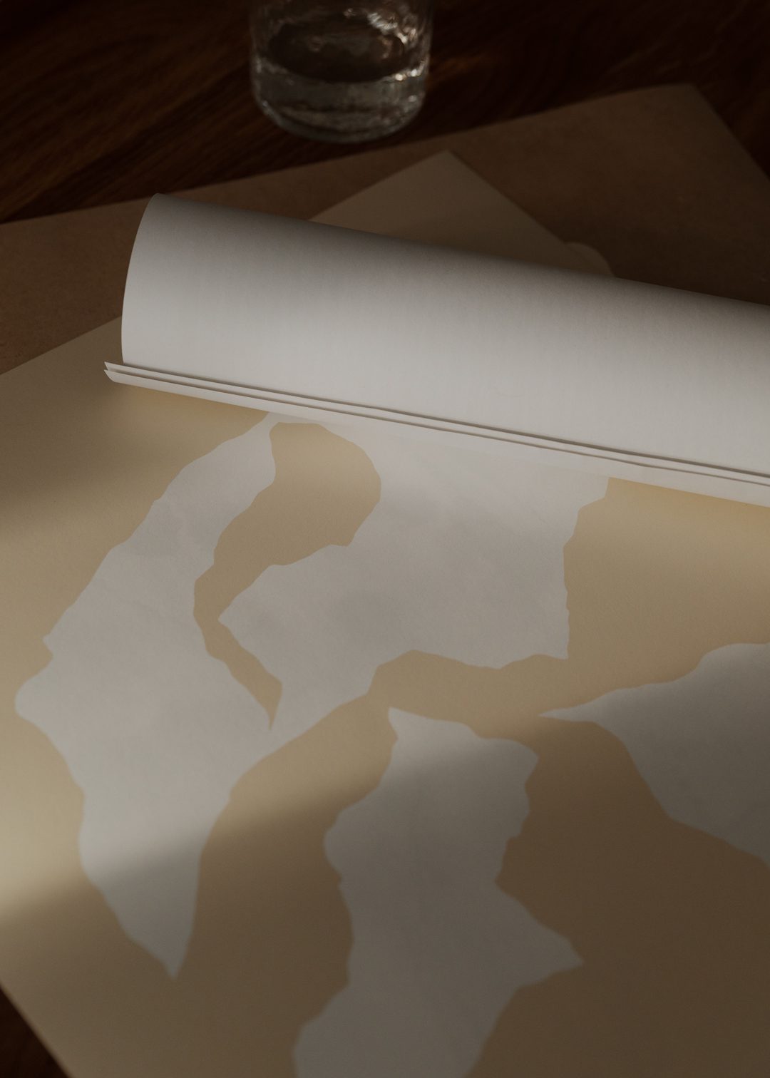 The Poster Club Art Prints Shadow no. 03 Poster A4 beige