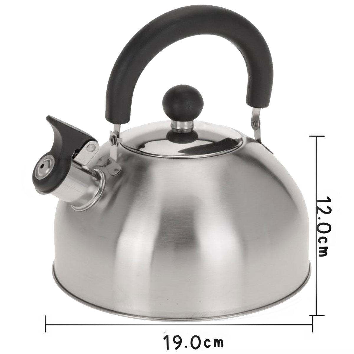 LS-LebenStil Küche & Haushalt Flötenkessel 2,5L Edelstahl Induktion