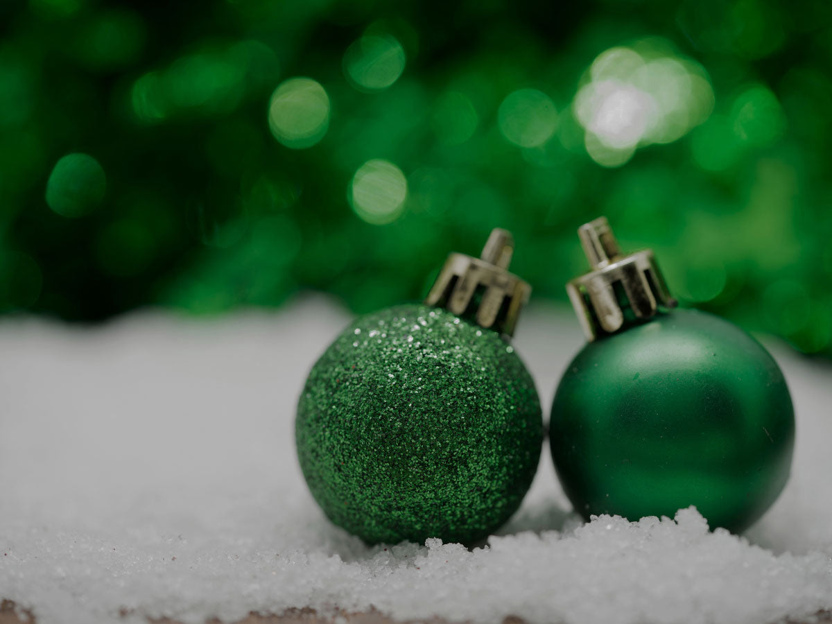 LS-LebenStil Möbel & Wohnen Weihnachtskugeln Grün 30 Stück 6cm