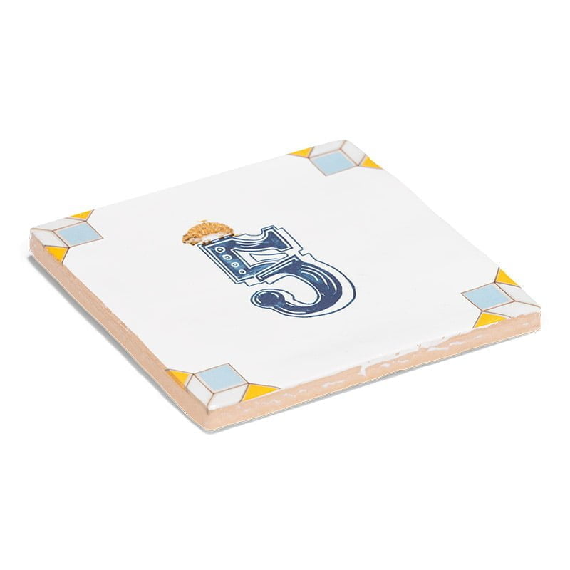 Storytiles Delft Blue t Egeltje Telt Hausnummer Wandfliese 10x10