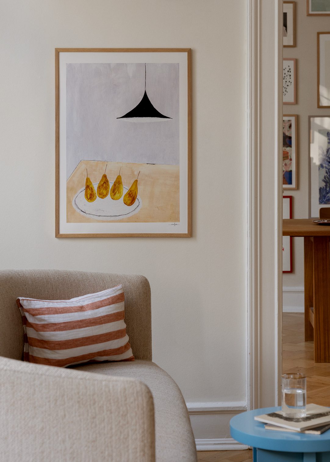 The Poster Club Art Prints Pears Poster 30x40 cm beige