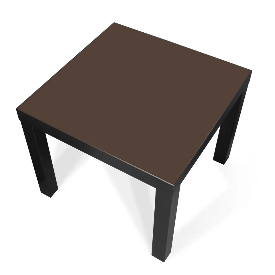 Banjado Möbelfolie Schokobraun Tischfolie 55x55 Uni