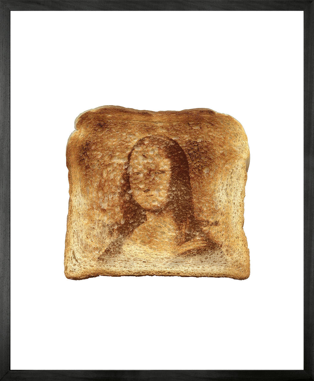 Mineheart Mona Lisa Toast Wandbild 30x41 Leinwand Pop Art