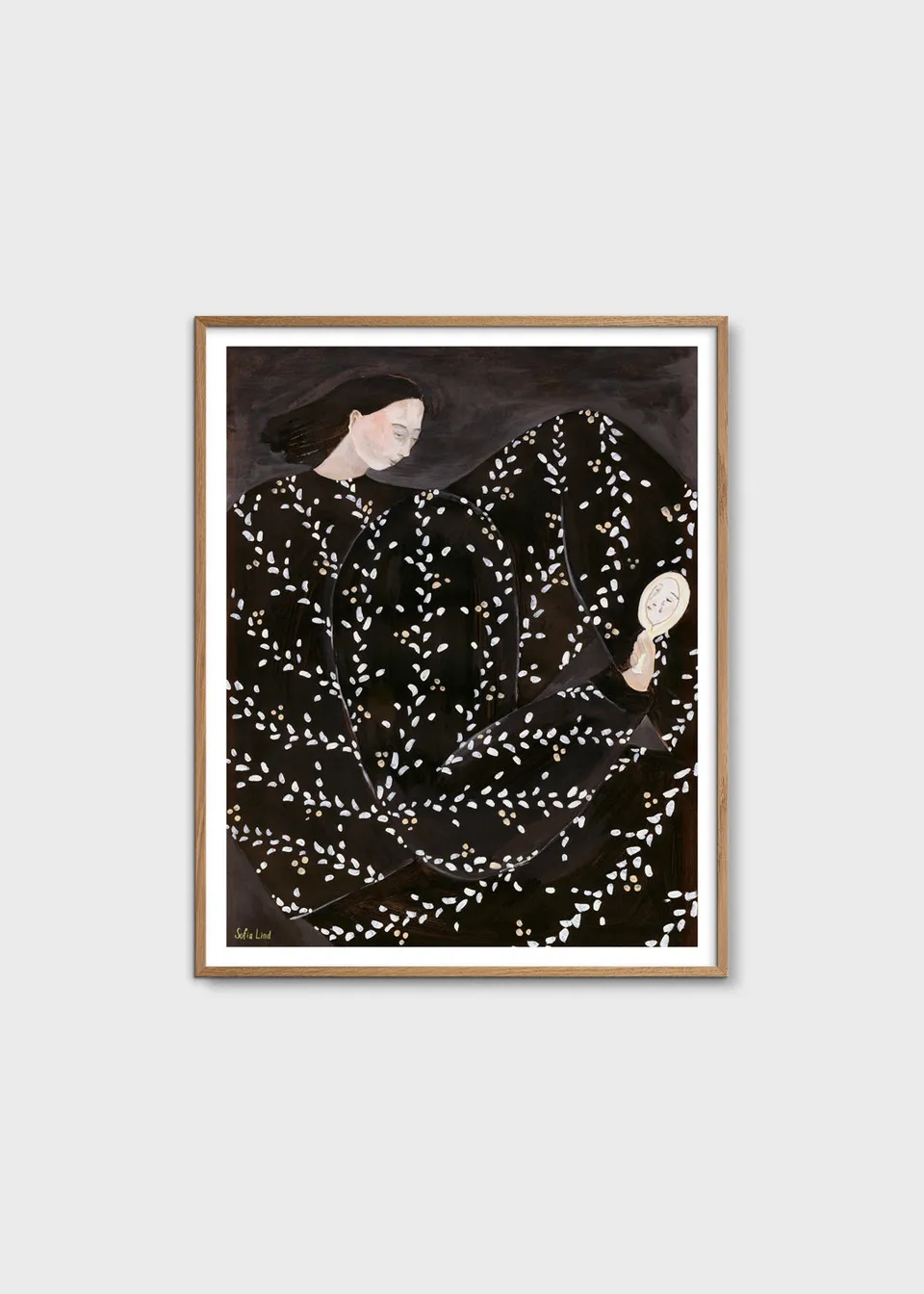 The Poster Club Art Prints Mirror Mirror Poster 40x50 Braun