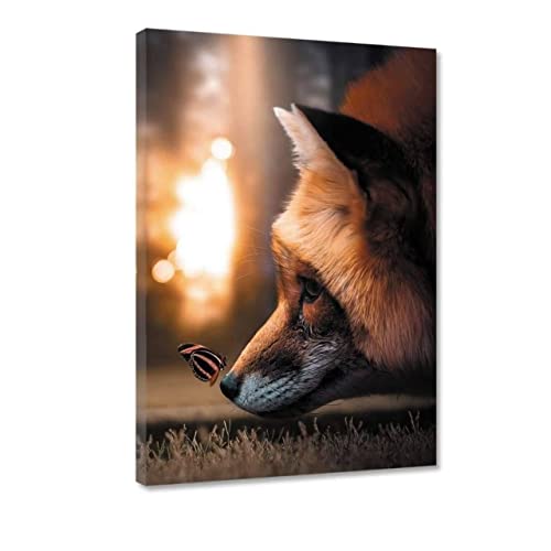 Hustling Sharks Wandbilder Der Fuchs Wandbild 30x45 Tierbild
